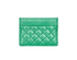 Gucci Interlocking GG Metallic Card Holder, &pound;180, Accessories, Green, Leather, Back view